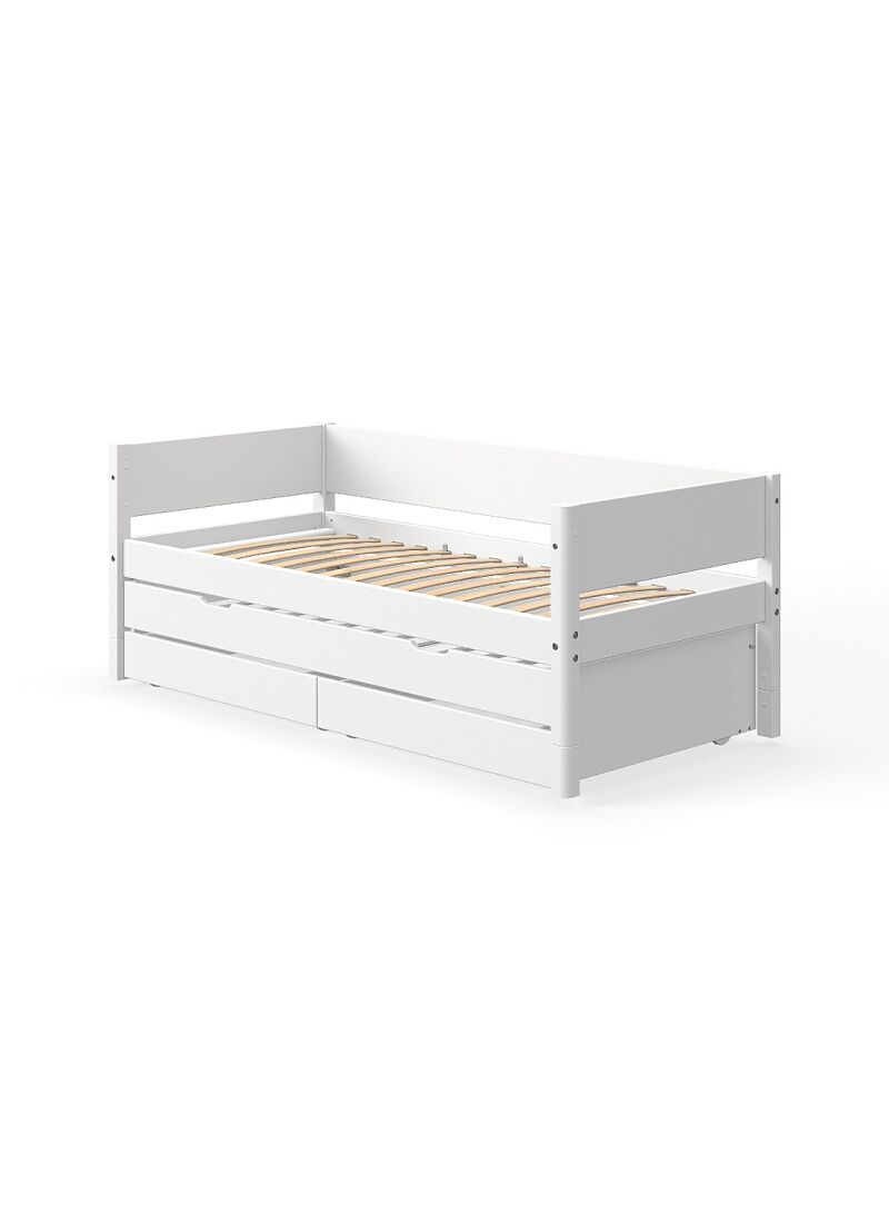 SINGLE BED WHITE (90X200)
